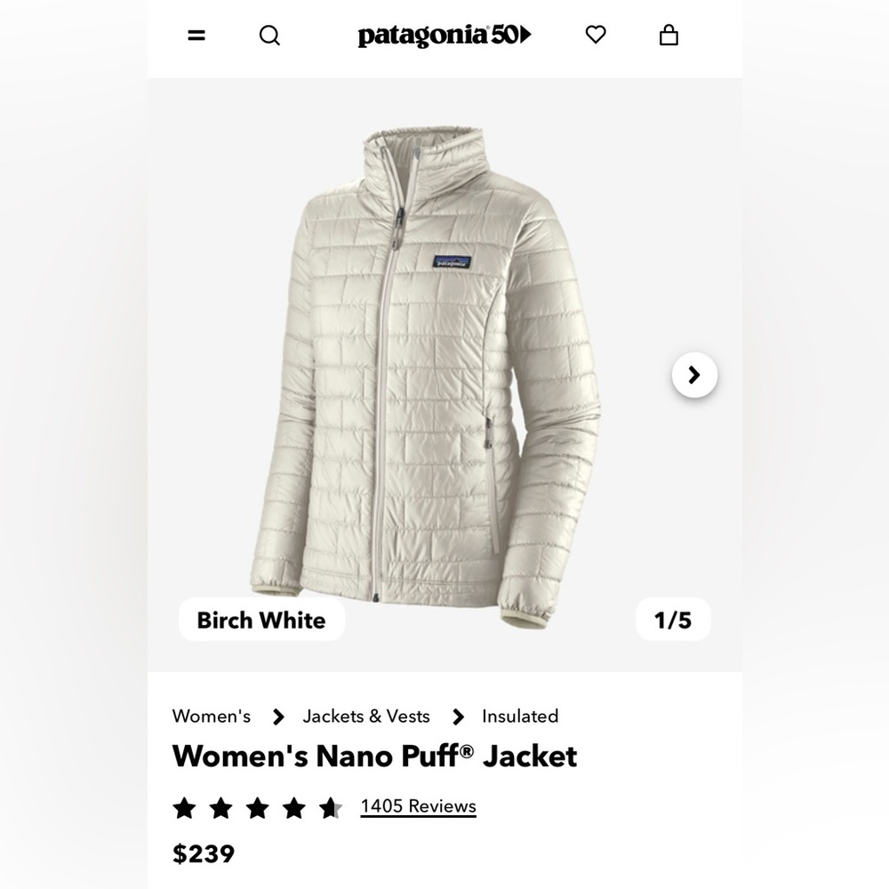 Patagonia Women’s Nano Puff Jacket